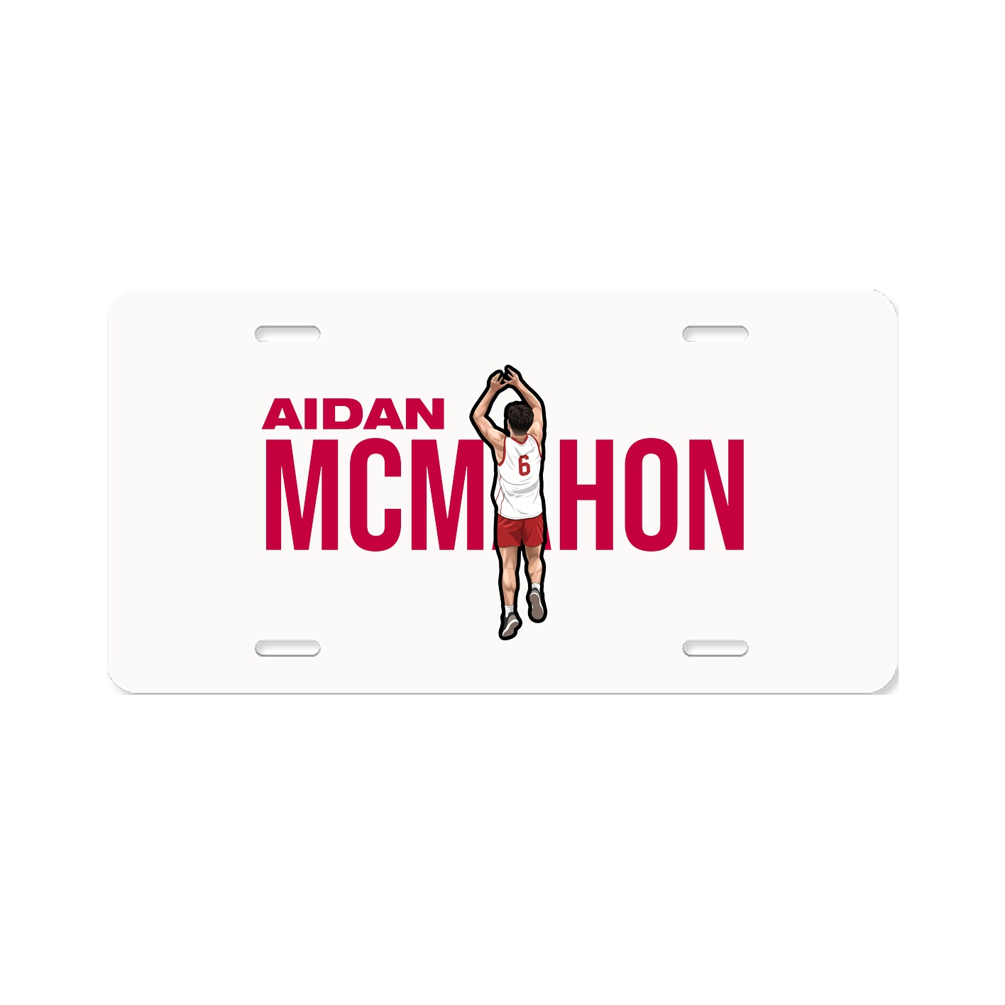 License Plate — Player Name in Classic
