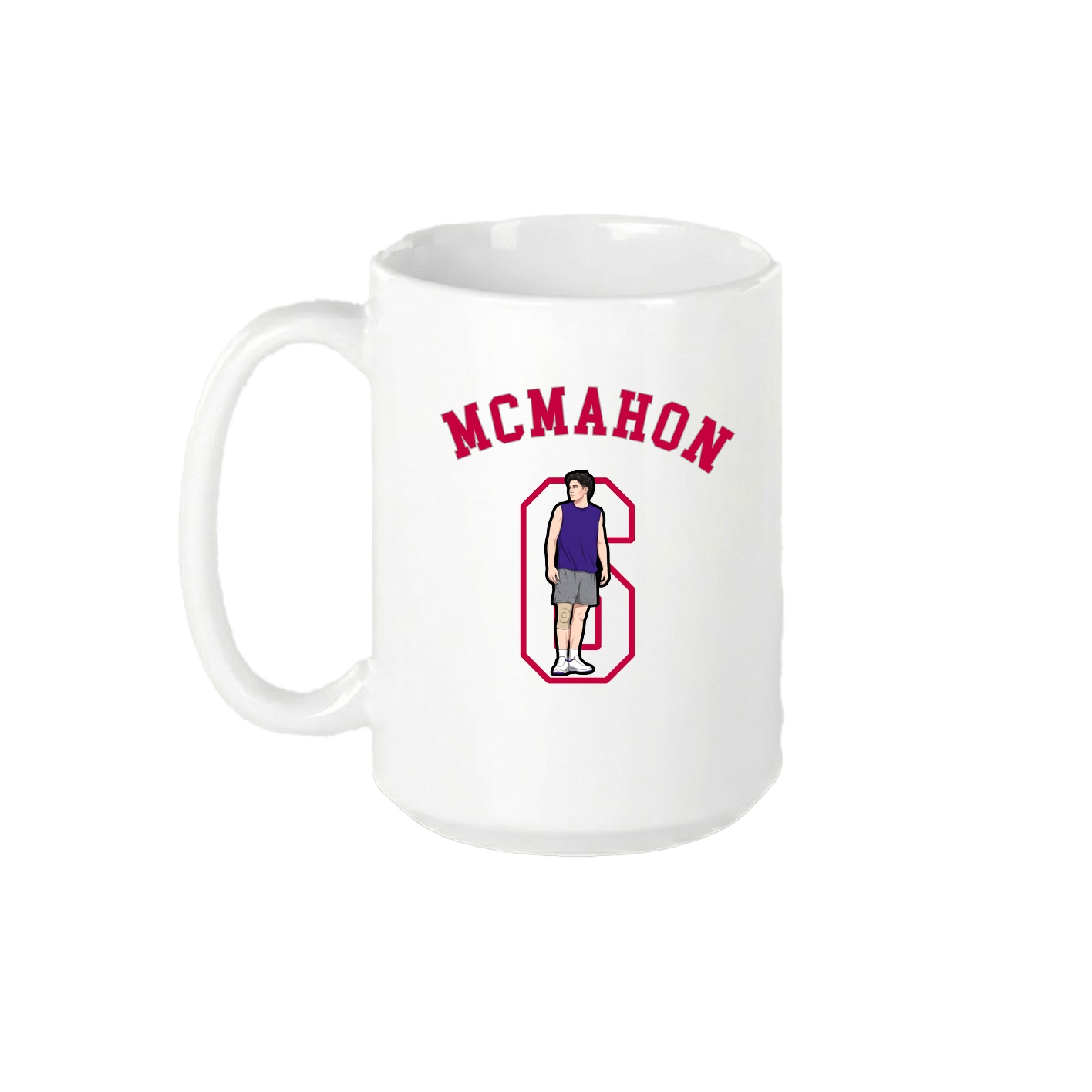 15oz Coffee Mug — Shirsey Arch in White