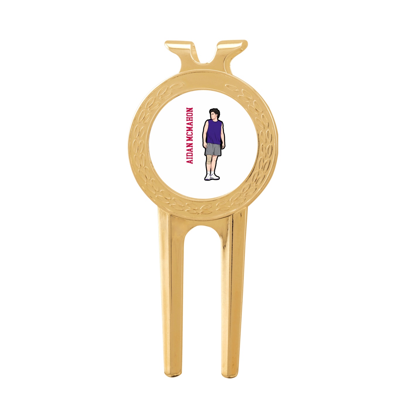 Divot Tool with Ball Marker — Name Vertical in Classic