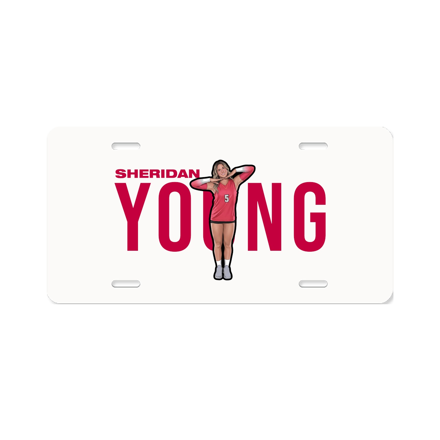 License Plate — Player Name in Classic