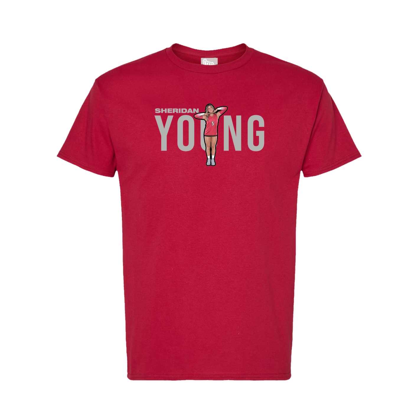 Tee — Player Name in Crimson