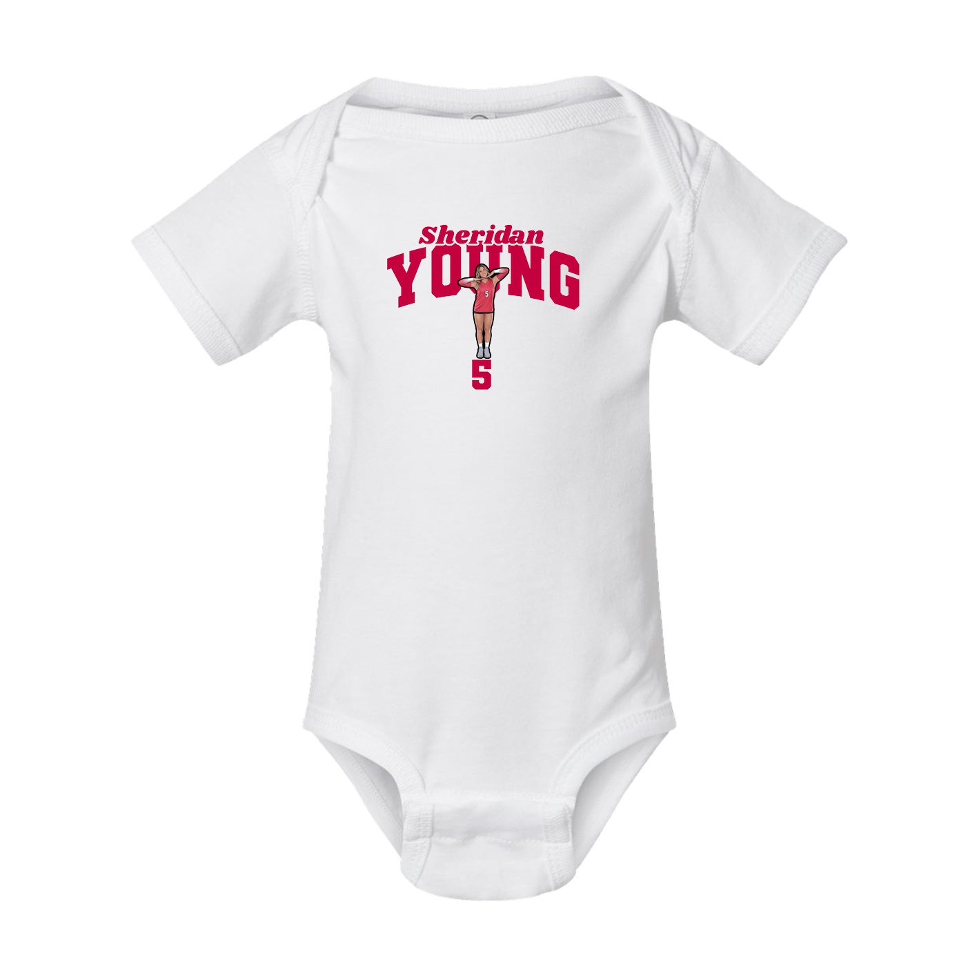 Baby Onesie — Signature Arch in White