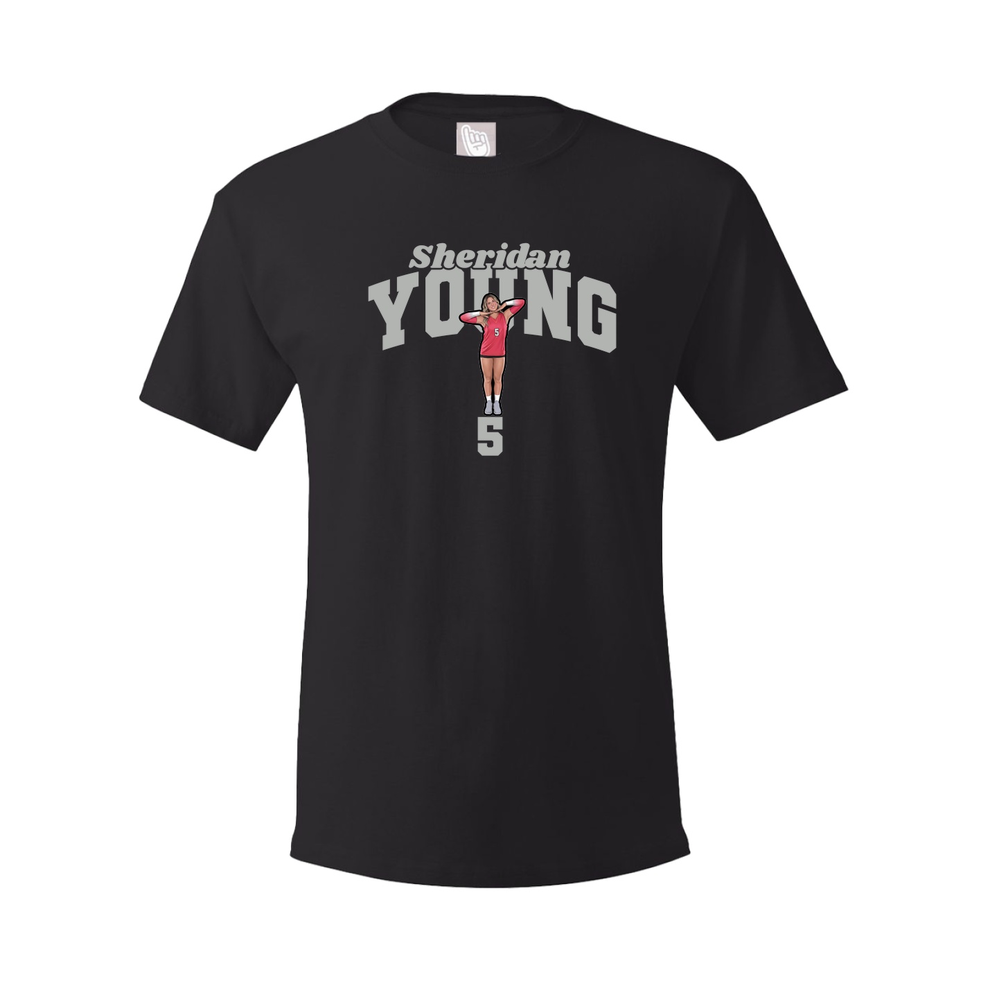 Youth Tee — Signature Arch in Black