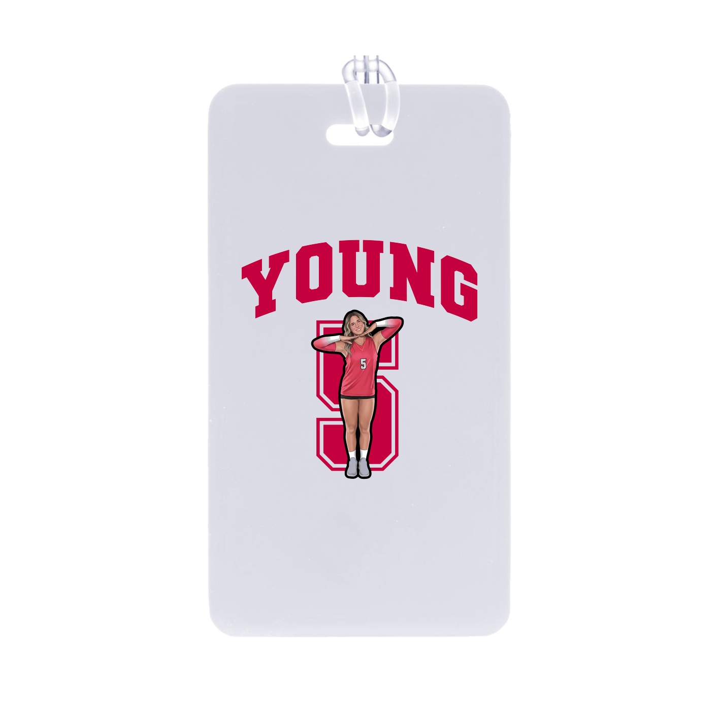 Bag Tag — Number in Classic