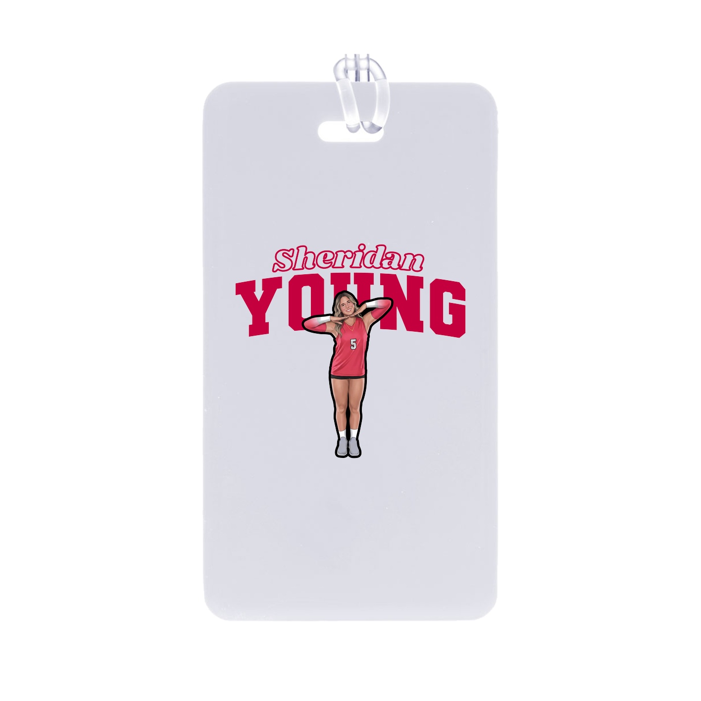 Bag Tag — Name Arch in Classic