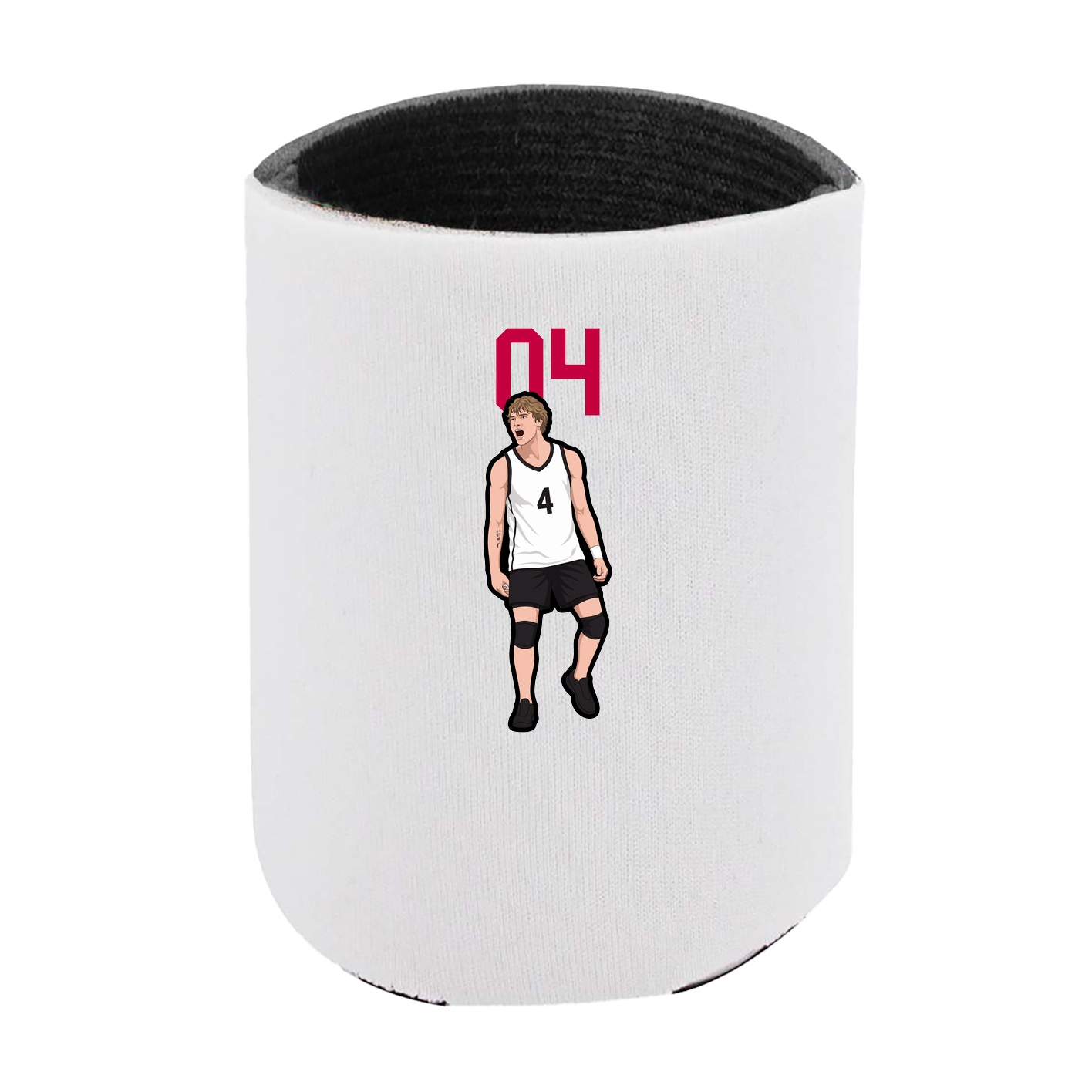 Can Holder — Number Top in White