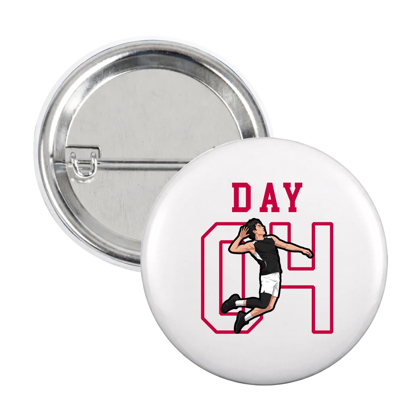Game Day Button — Shirsey in White