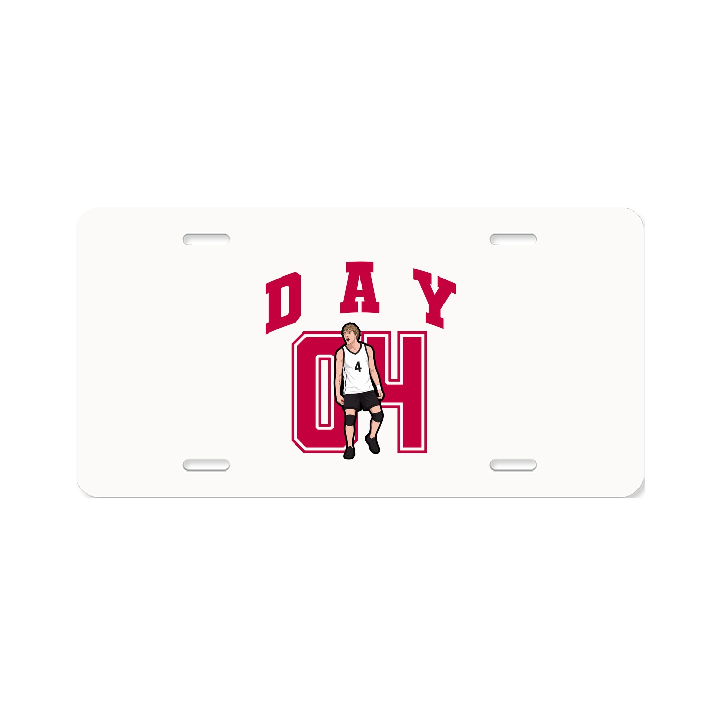 License Plate — Number in Classic