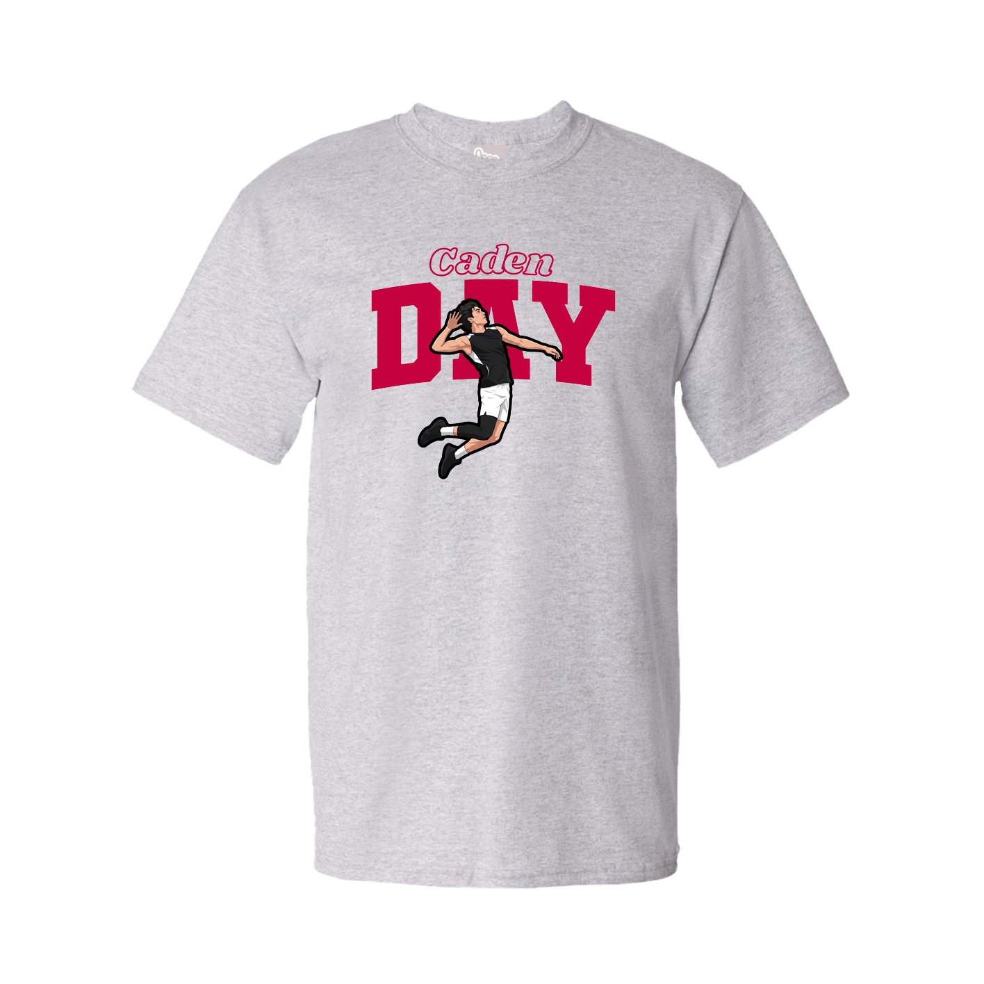 Youth Tee — Name Arch in Grey