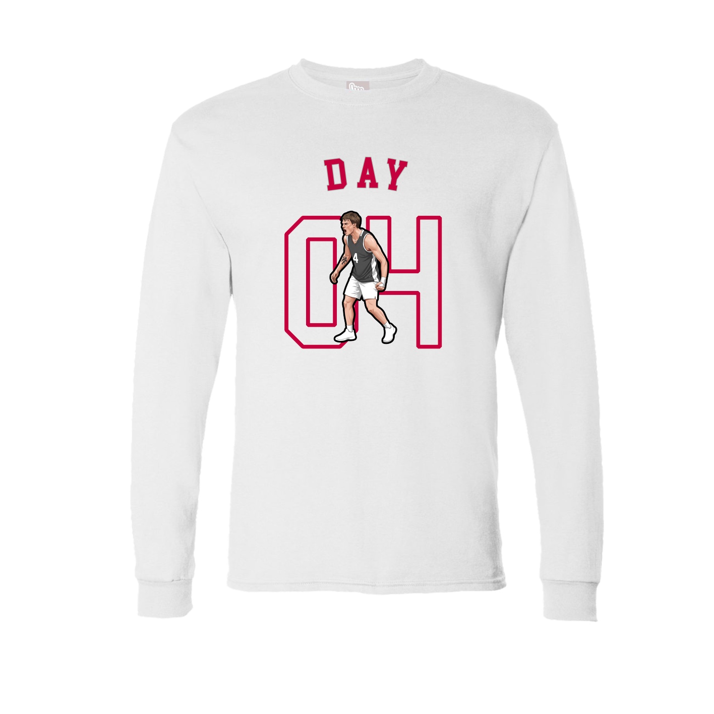 Long Sleeve Tee — Shirsey Arch in White