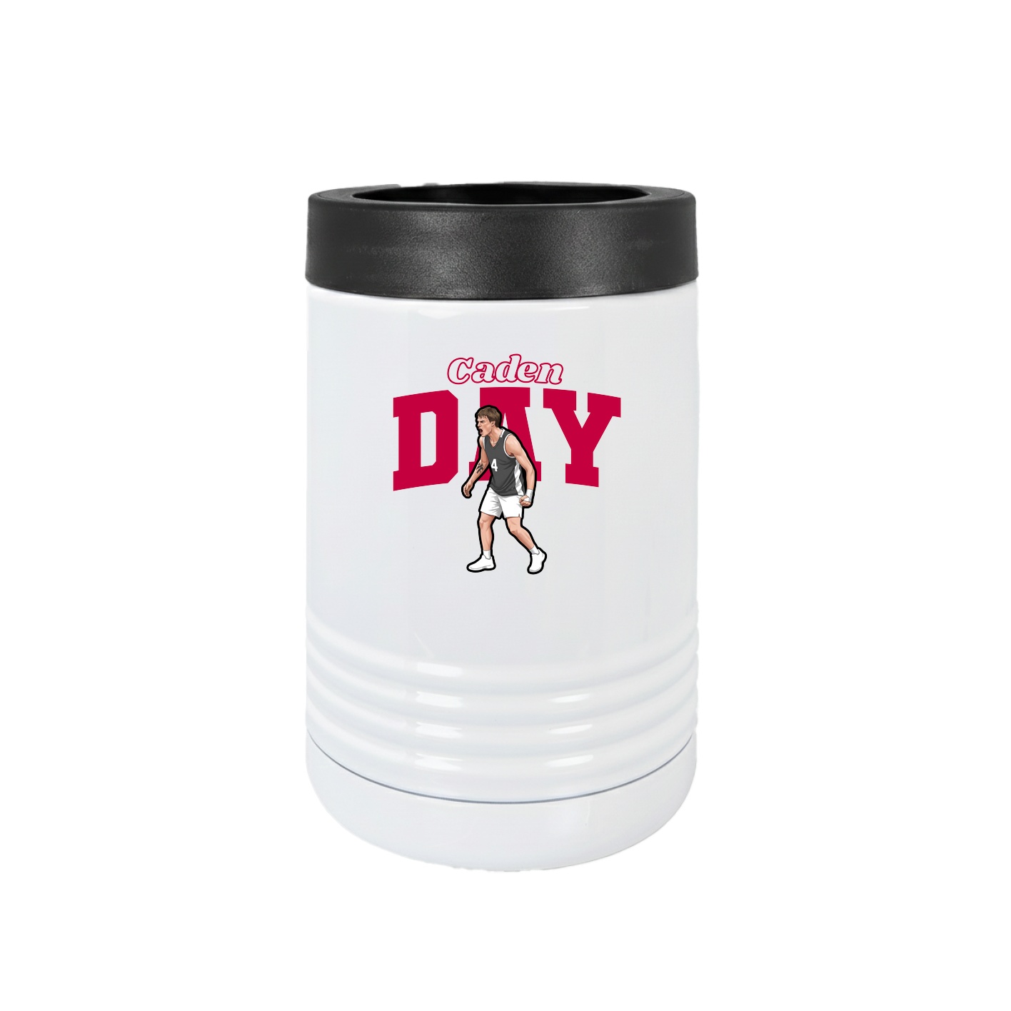 Beverage Holder — Name Arch in White
