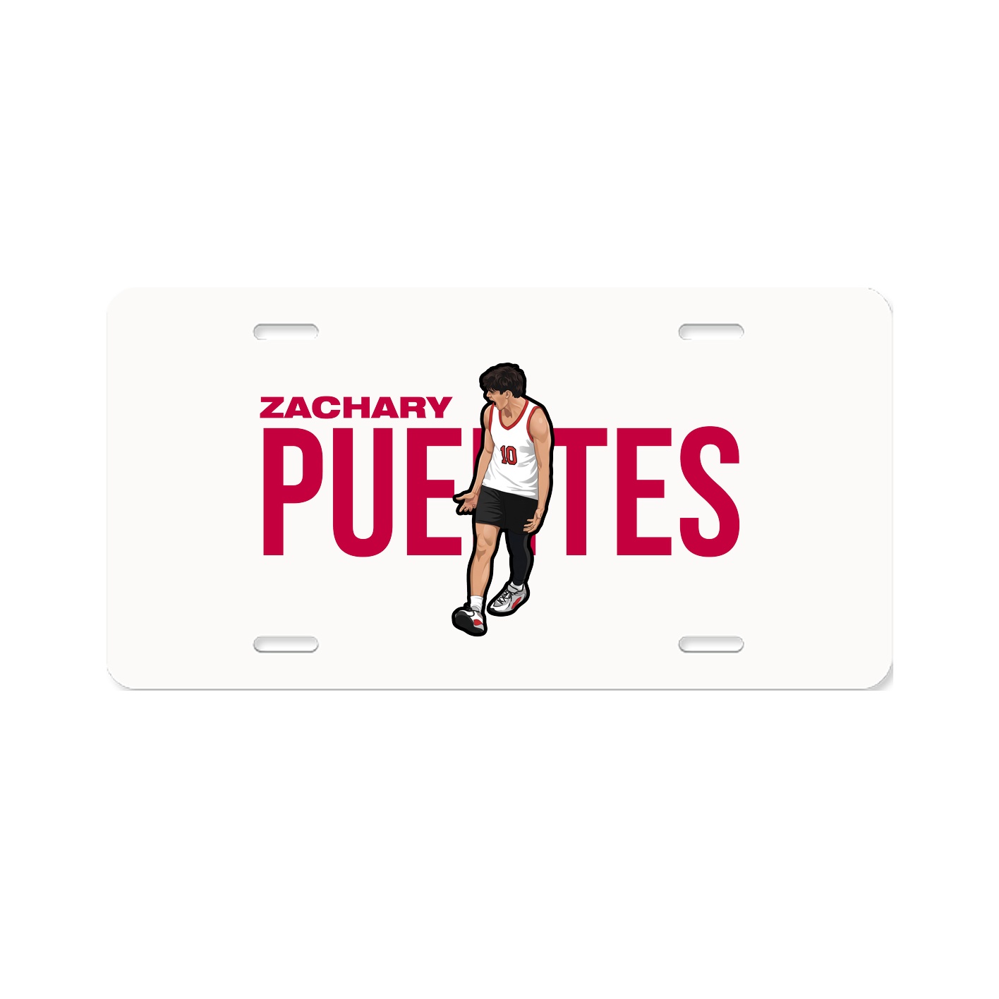 License Plate — Player Name in Classic