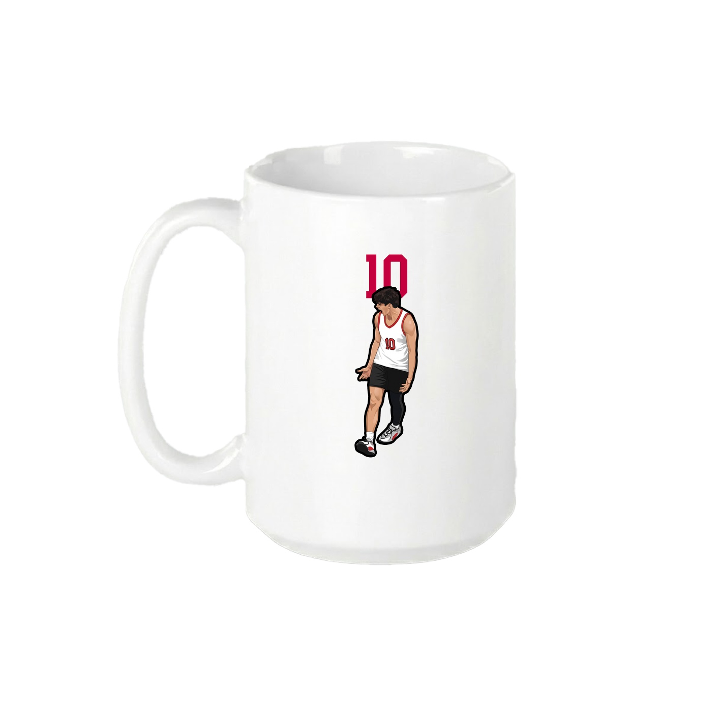 15oz Coffee Mug — Number Top in White