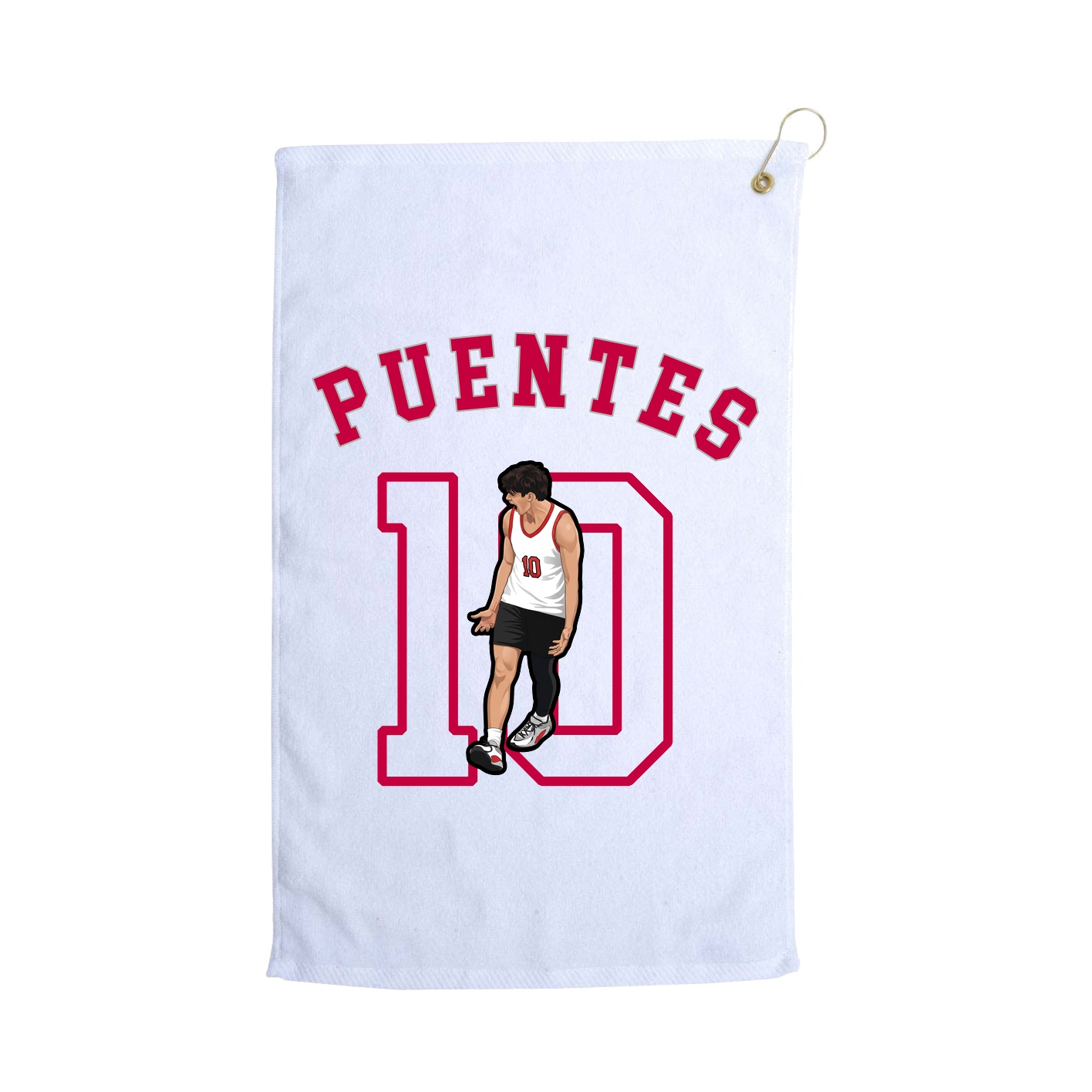Golf Towel — Shirsey Arch in White