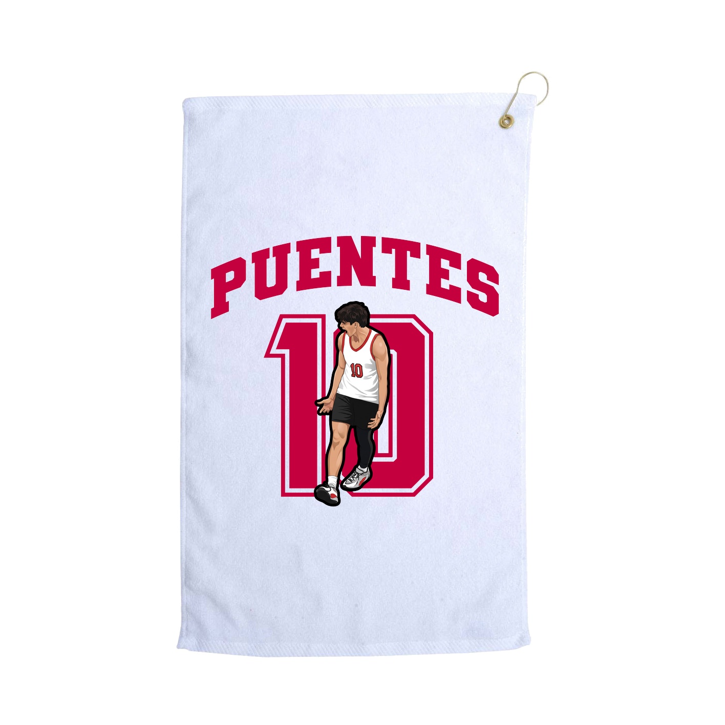 Golf Towel — Number in White