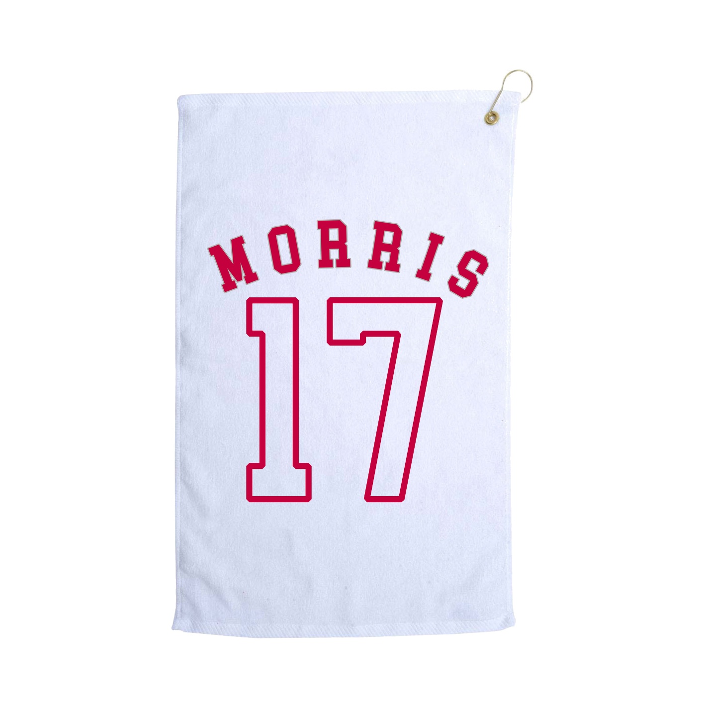 Golf Towel — Shirsey Arch in White