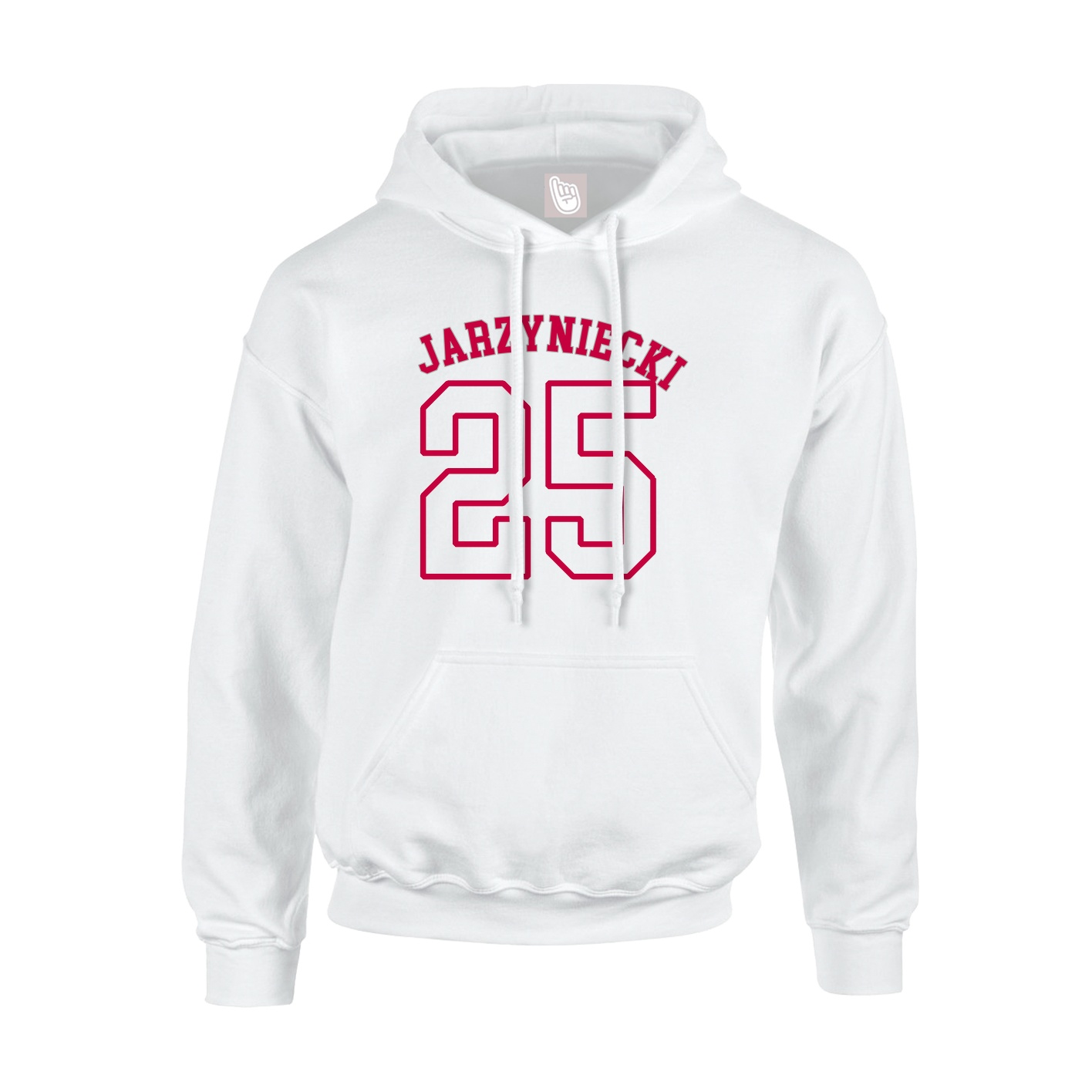 Youth Hoodie — Shirsey Arch in White