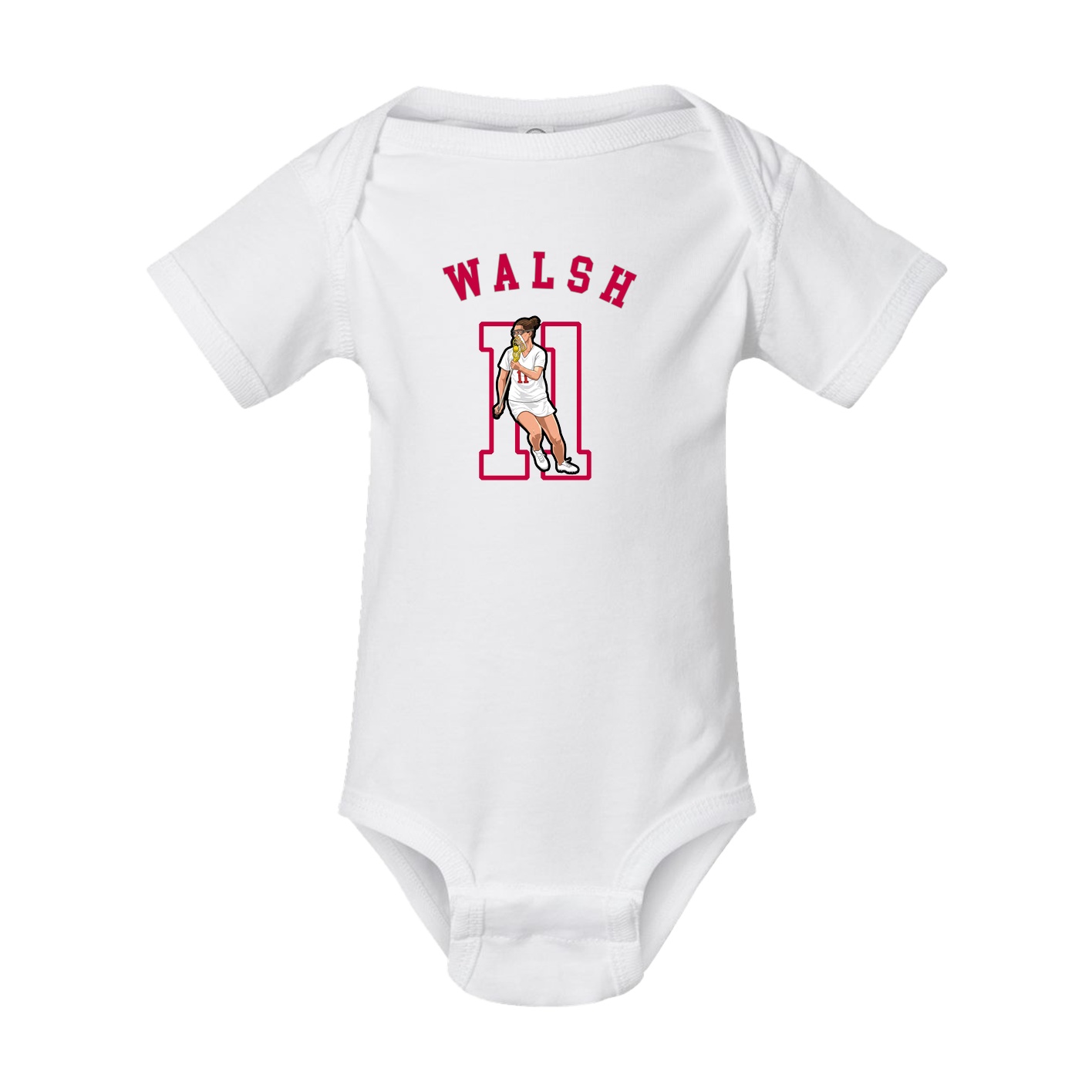 Baby Onesie — Shirsey Arch in White