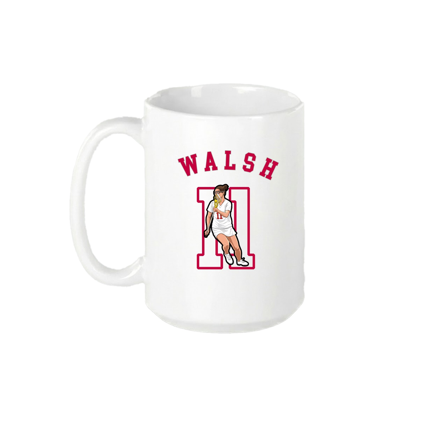 15oz Coffee Mug — Shirsey Arch in White