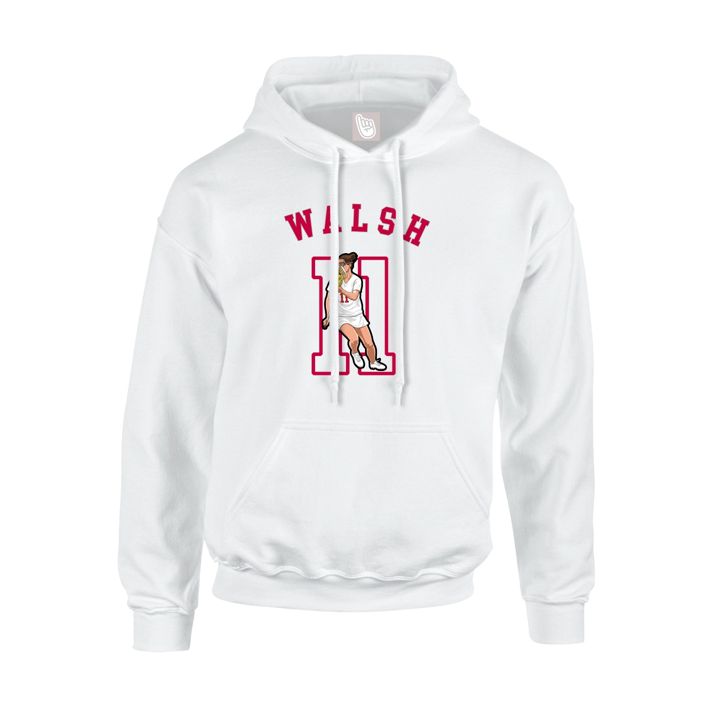 Hoodie — Shirsey Arch in White