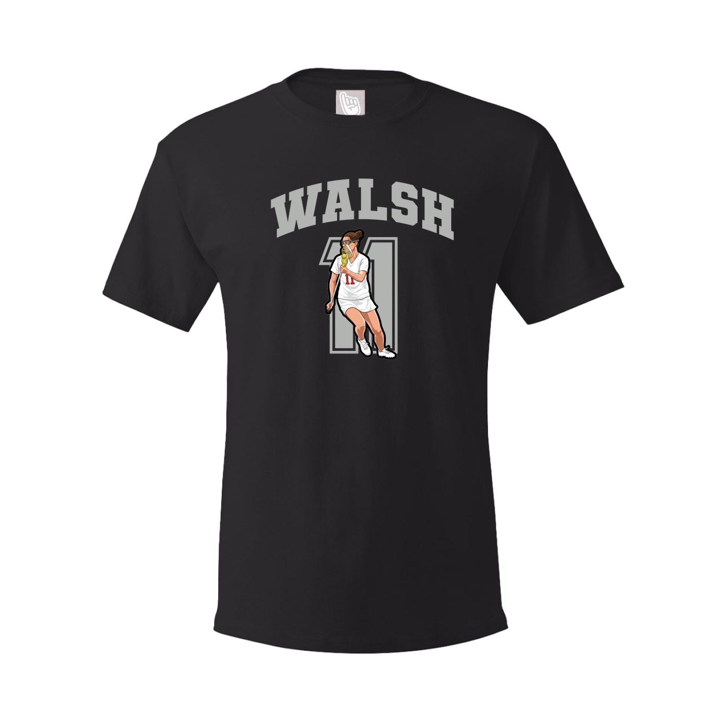Youth Tee — Number in Black