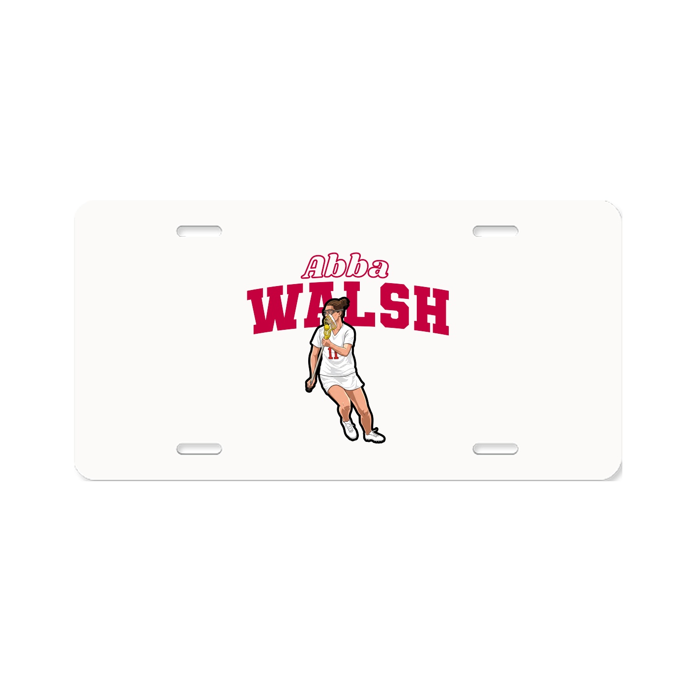 License Plate — Name Arch in Classic