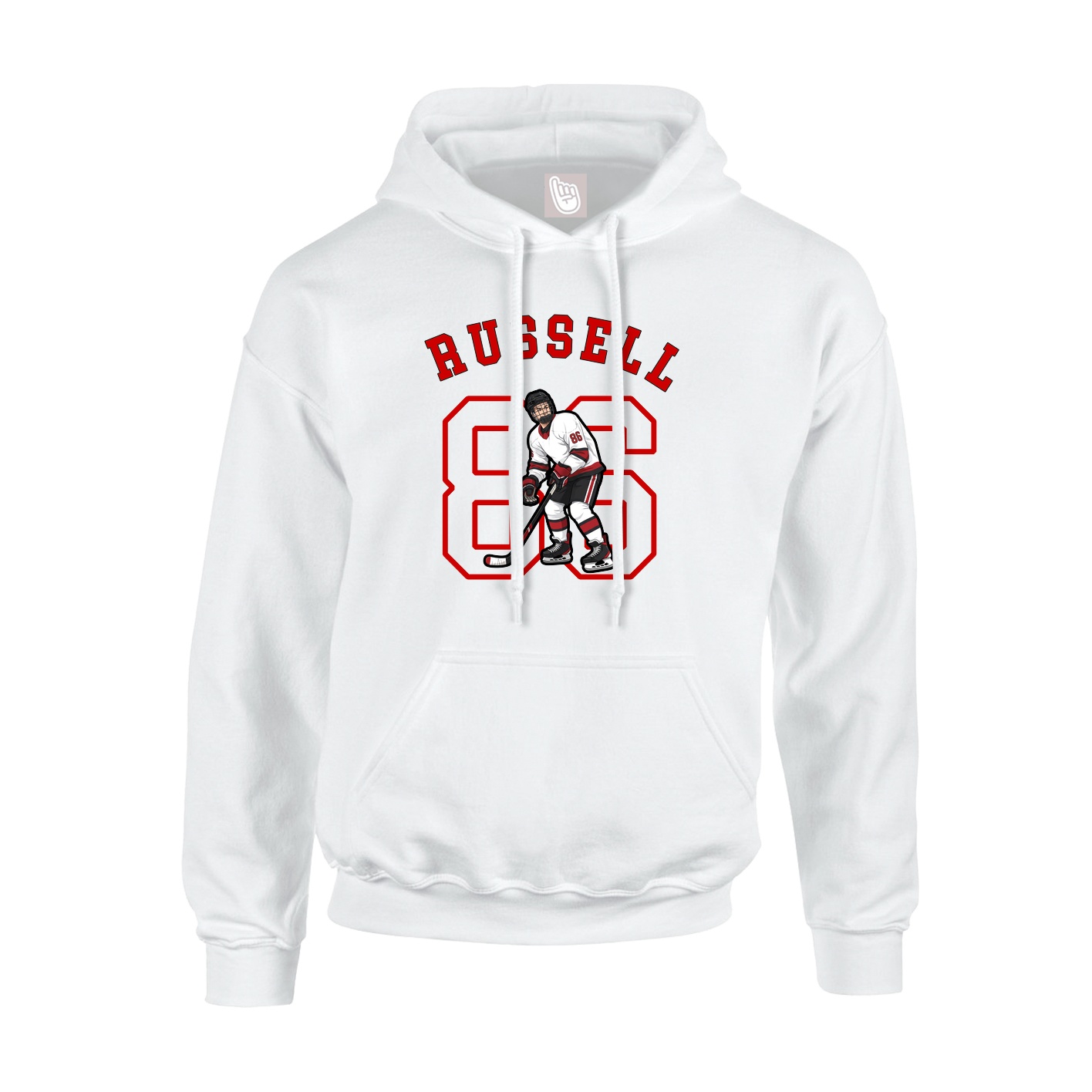 Hoodie — Shirsey Arch in White