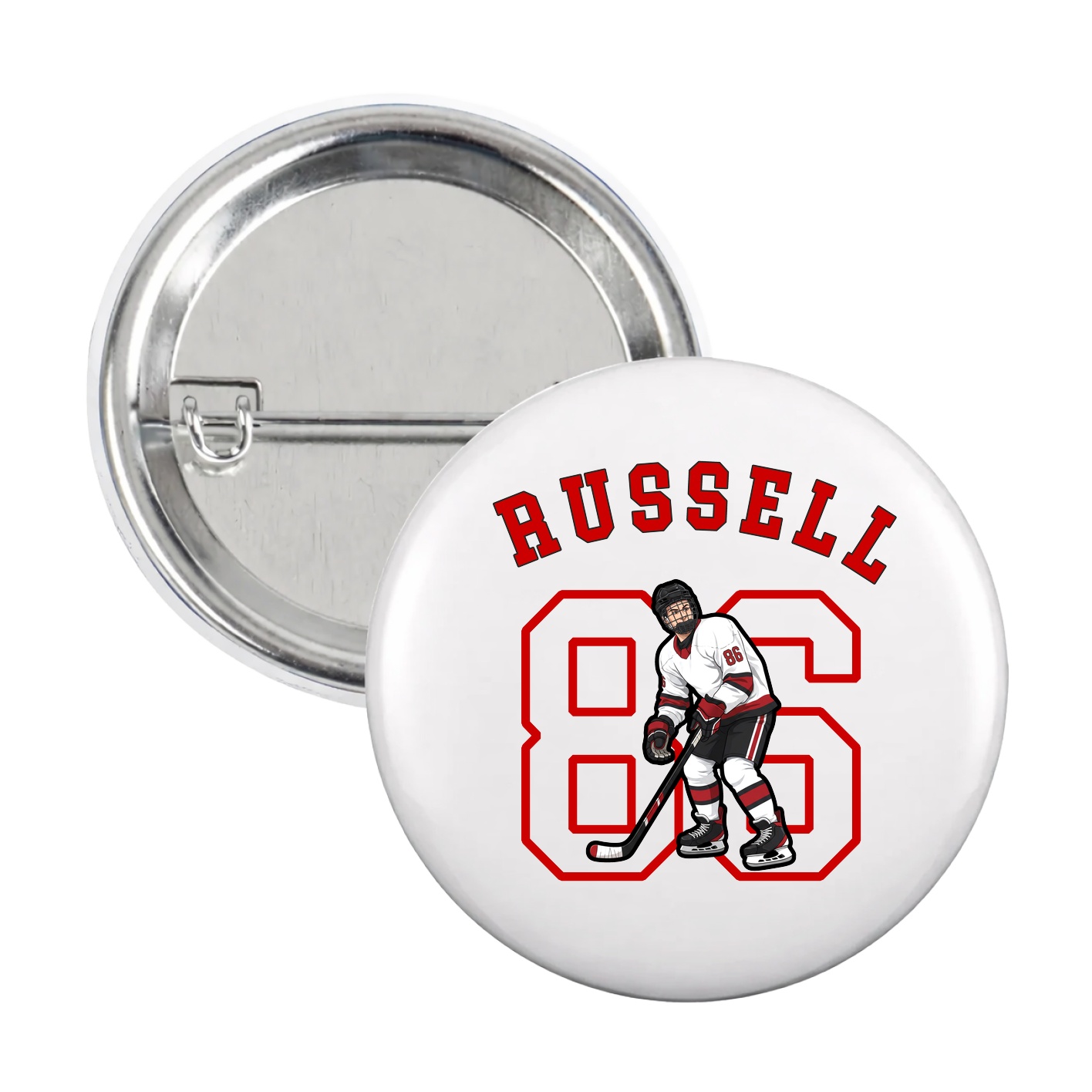 Game Day Button — Shirsey Arch in White