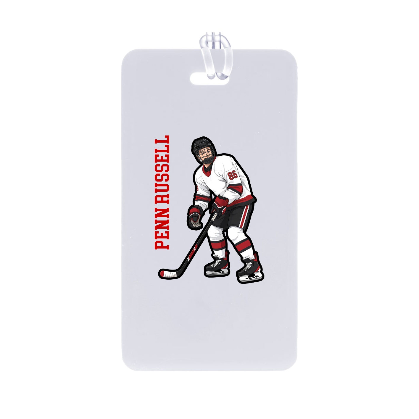 Bag Tag — Name Vertical in Classic