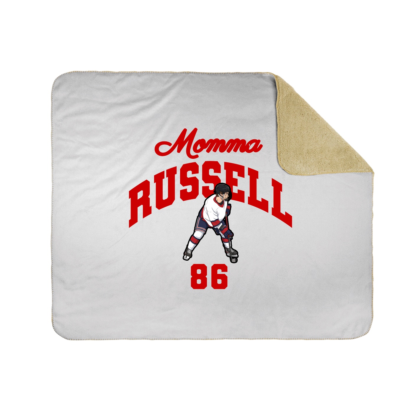 Throw Blanket — Mothers Day Arch in White