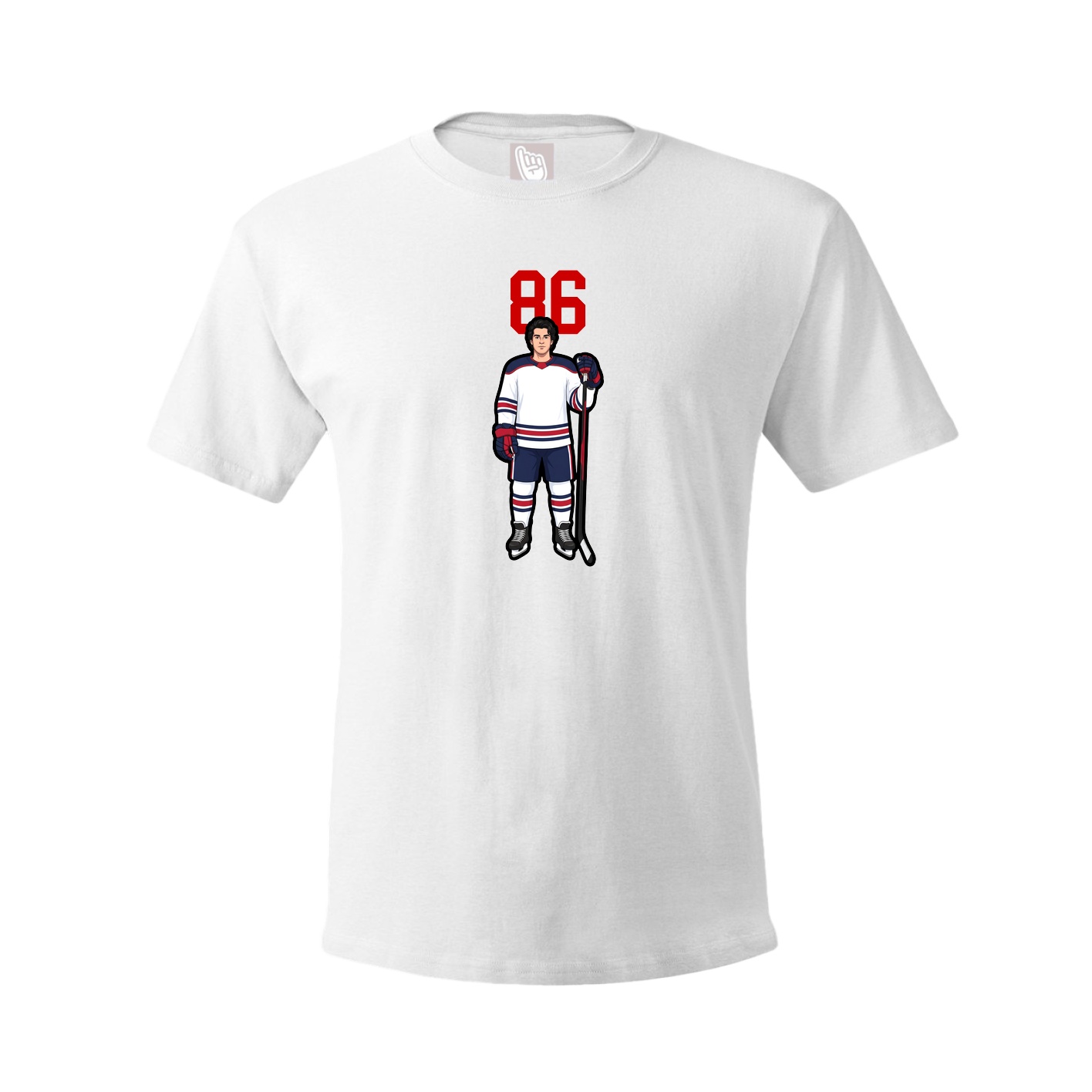 Tee — Number Top in White