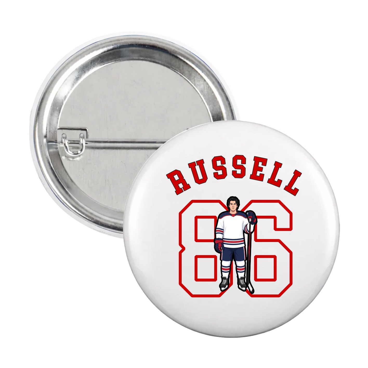Game Day Button — Shirsey Arch in White