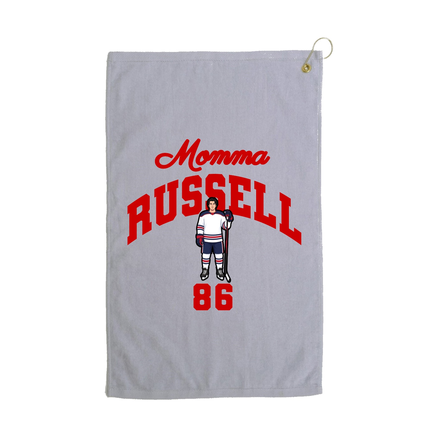 Golf Towel — Mothers Day Arch in Grey