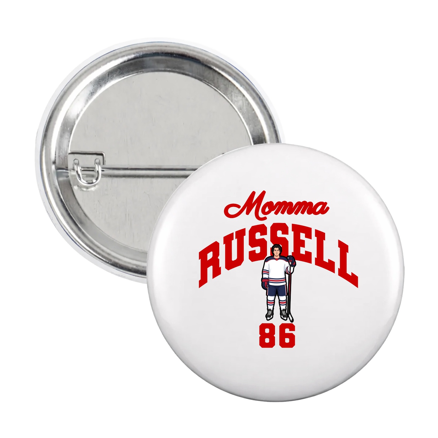 Game Day Button — Mothers Day Arch in White