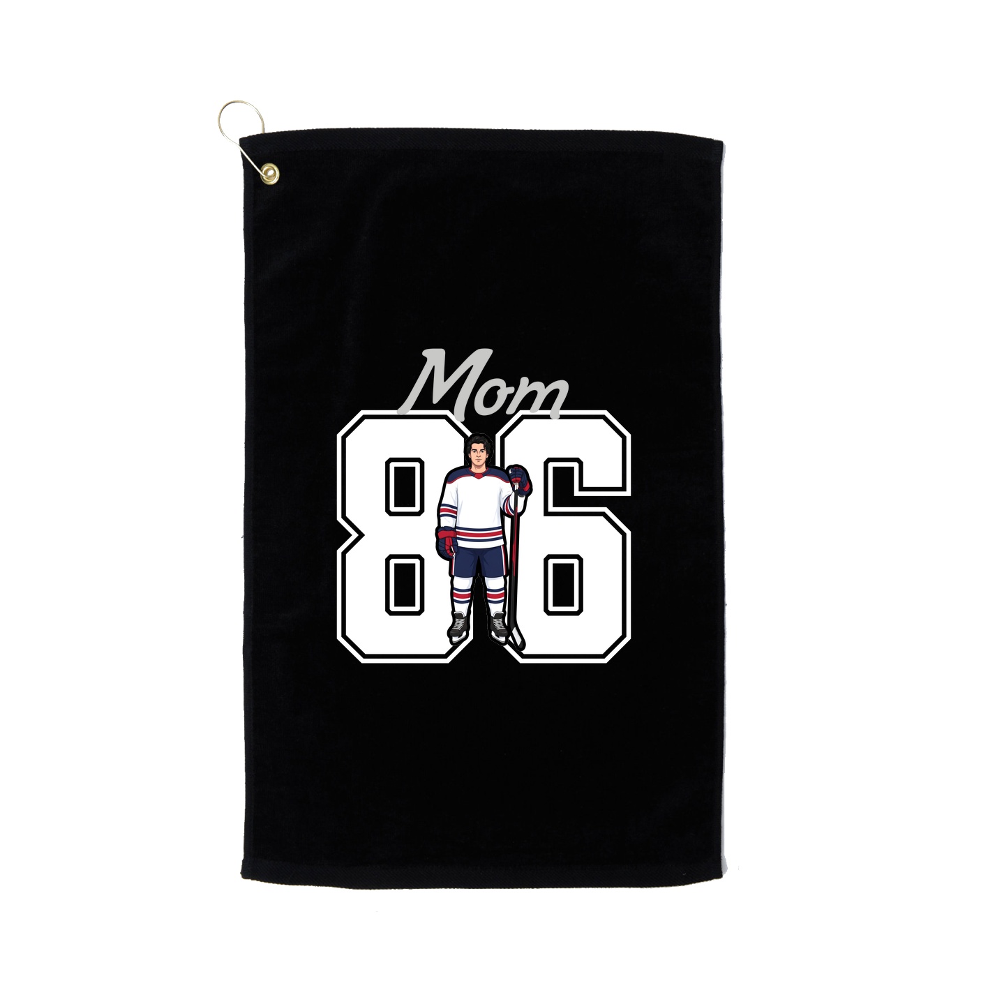 Golf Towel — Mothers Day Shirsey in Black