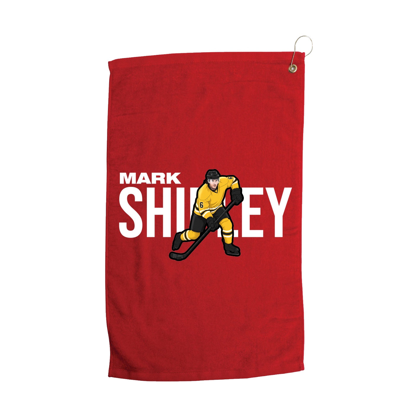 Golf Towel — Player Name in Red