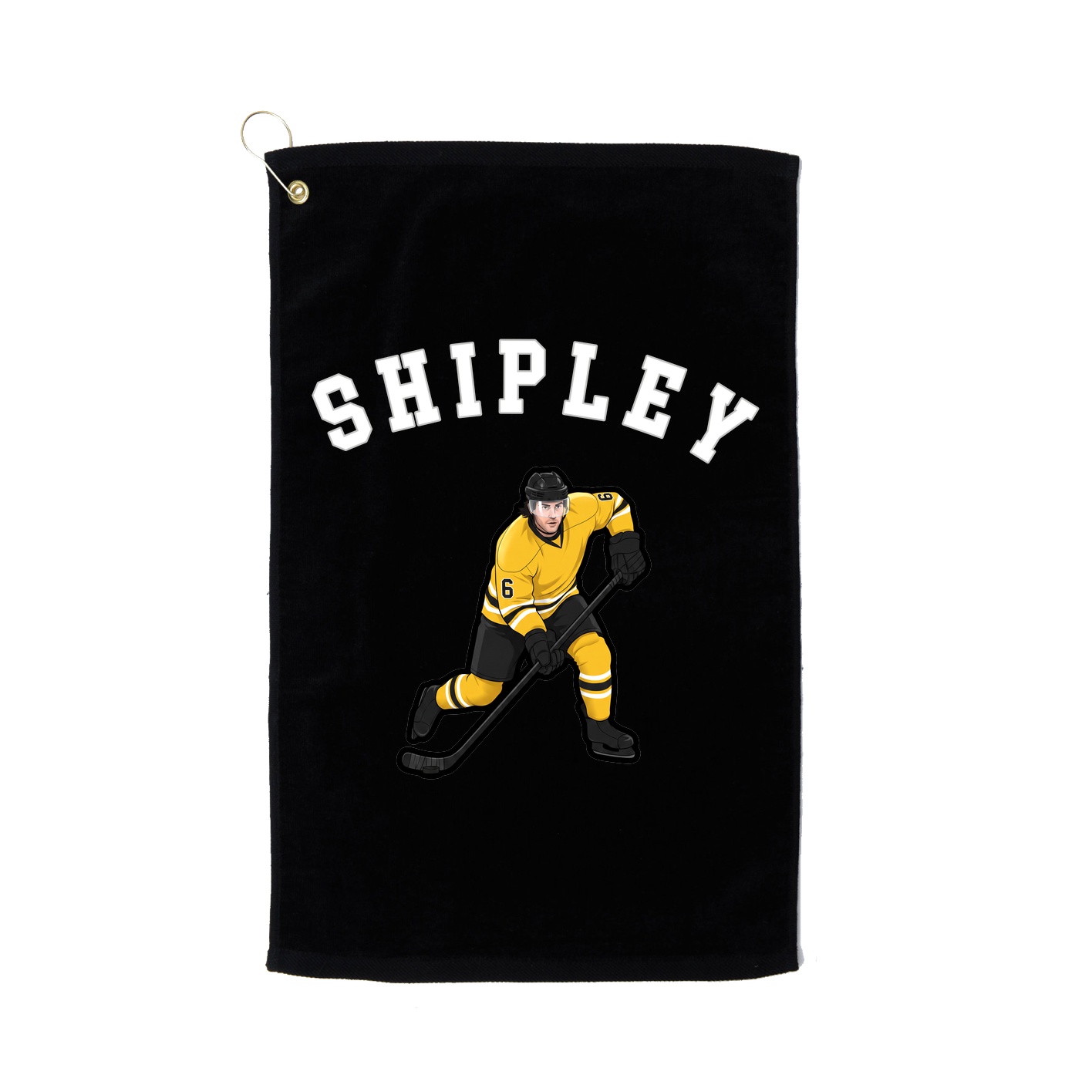 Golf Towel — Shirsey Arch in Black