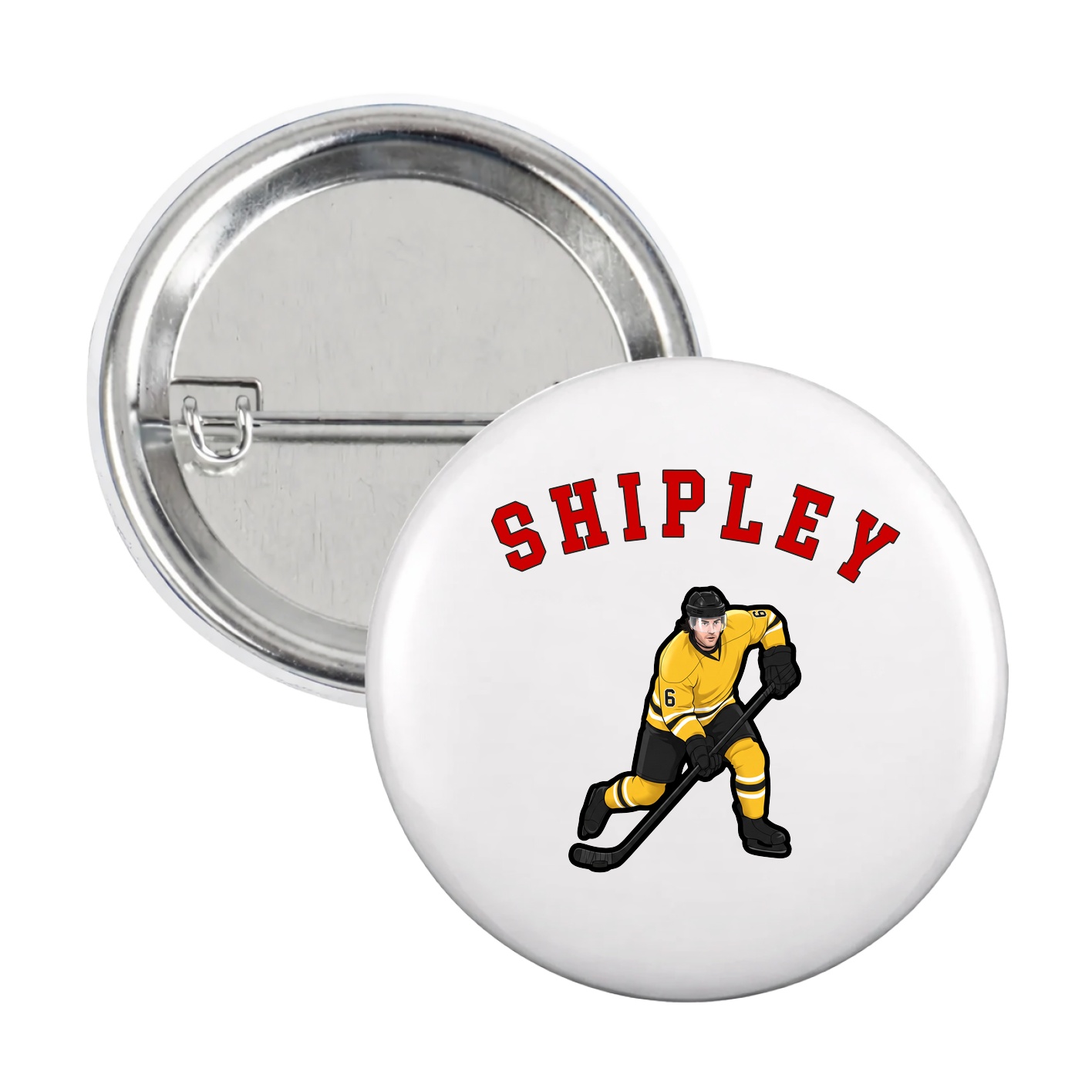 Game Day Button — Shirsey Arch in White
