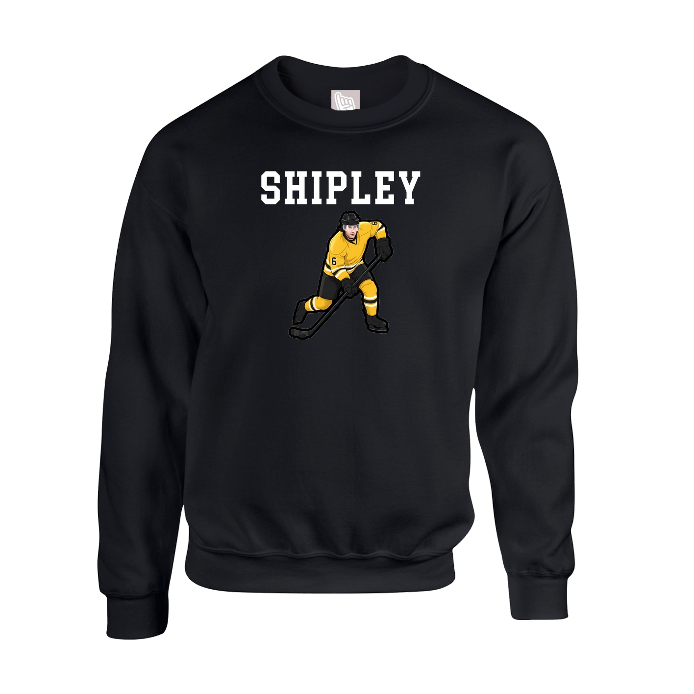 Fleece Crew — Shirsey in Black