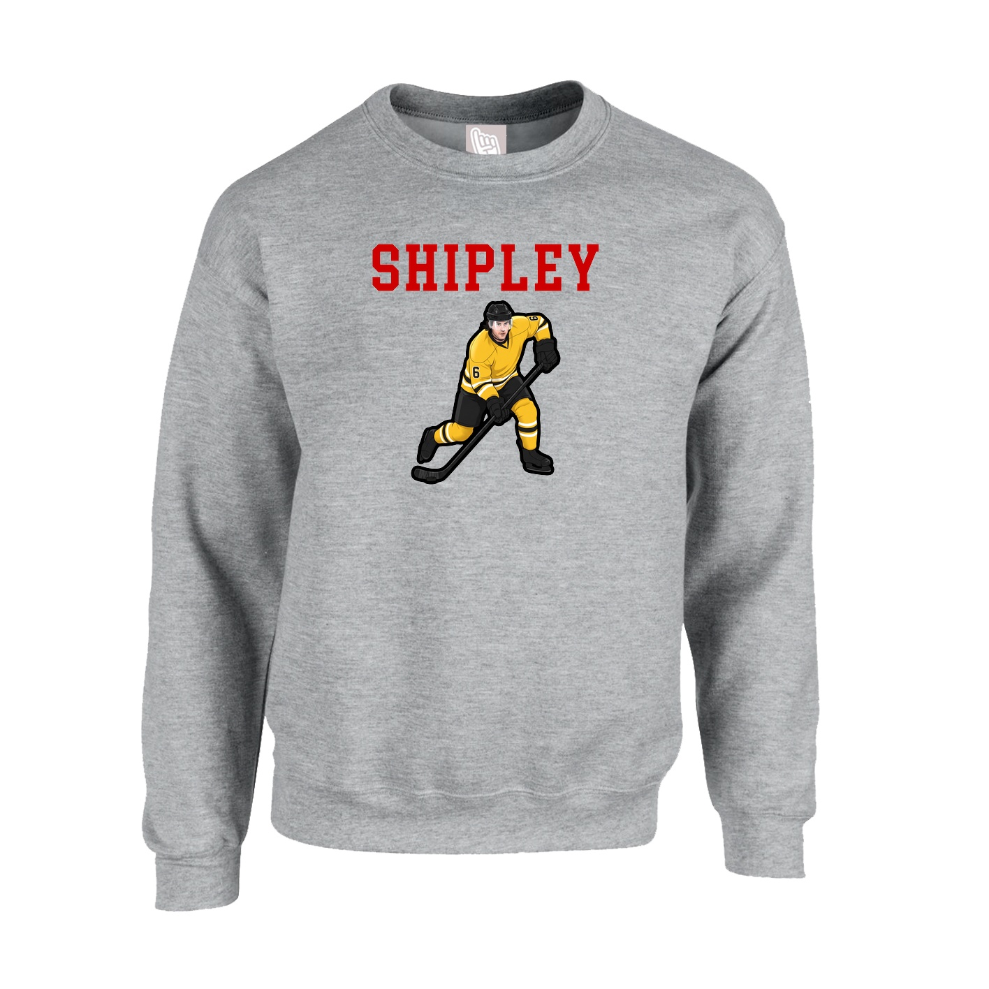 Fleece Crew — Shirsey in Grey