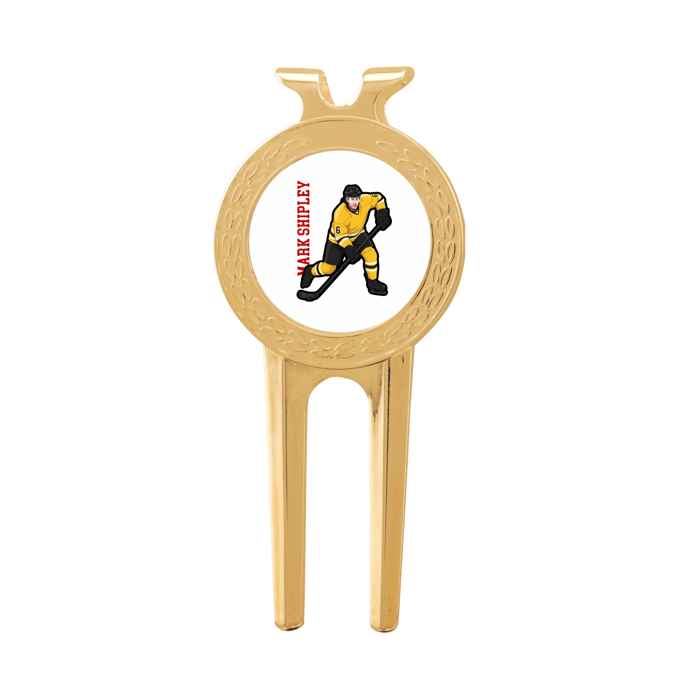 Divot Tool with Ball Marker — Name Vertical in Classic