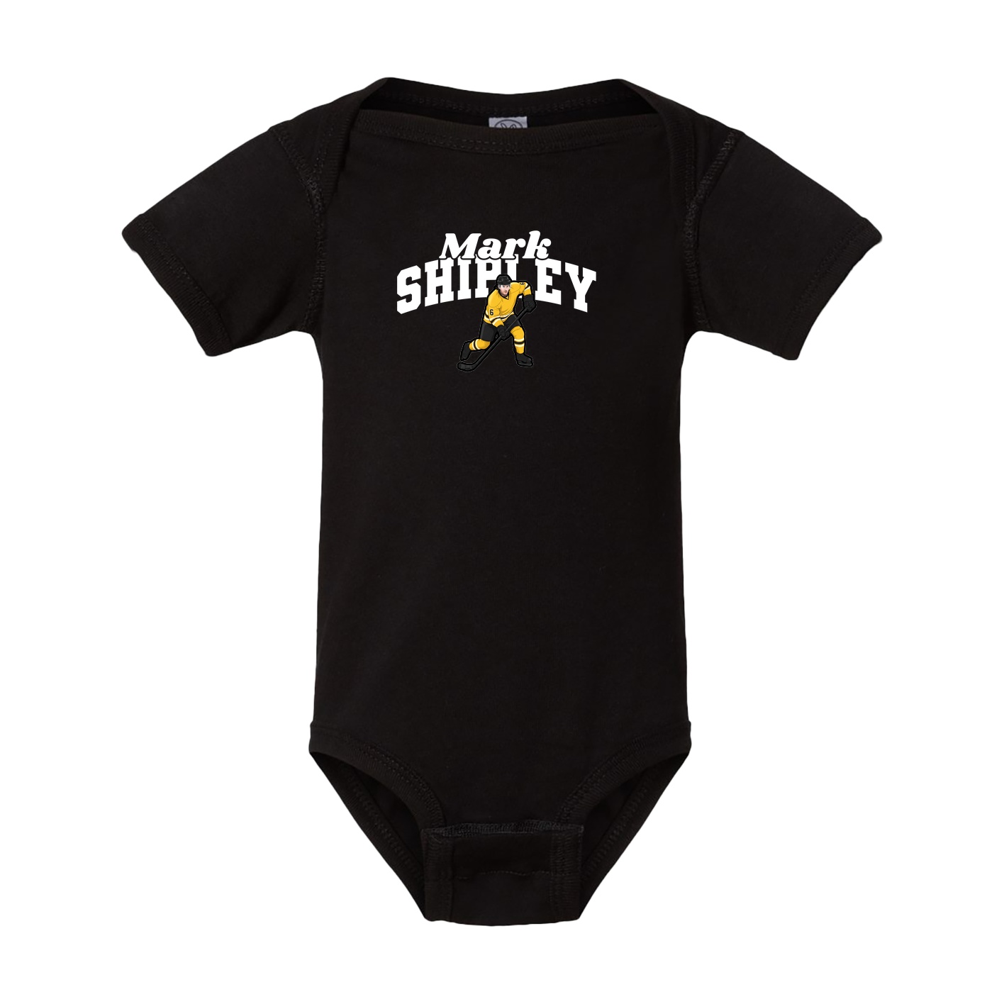 Baby Onesie — Signature Arch in Black