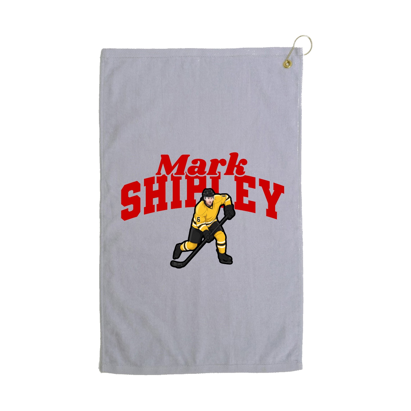Golf Towel — Signature Arch in Grey