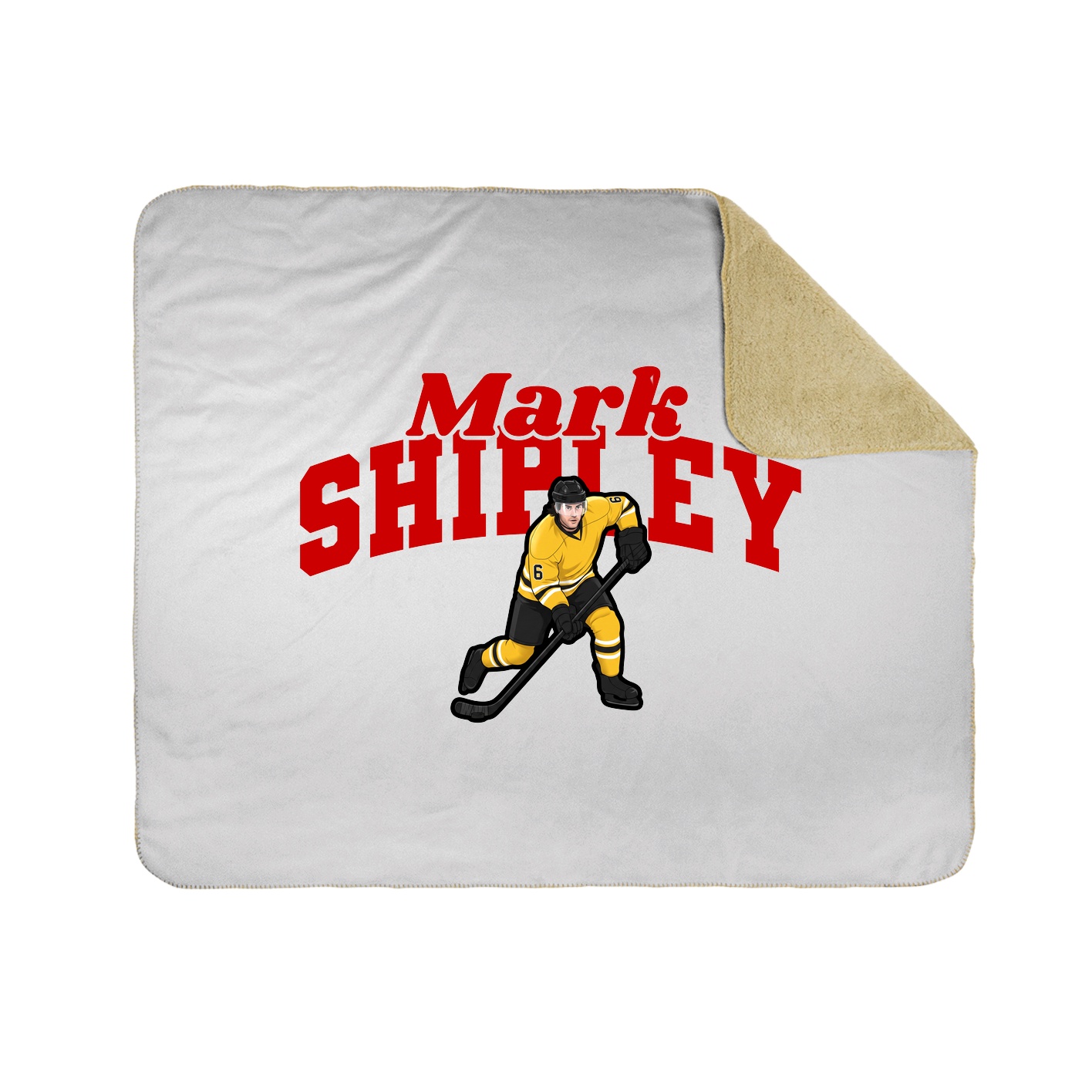 Throw Blanket — Signature Arch in White