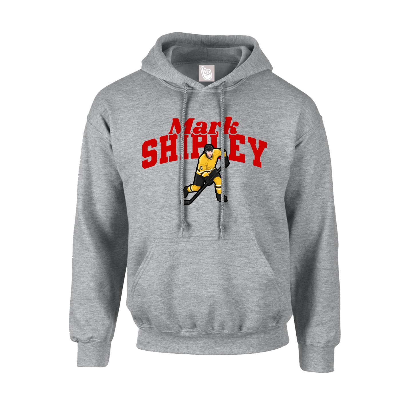 Hoodie — Signature Arch in Grey