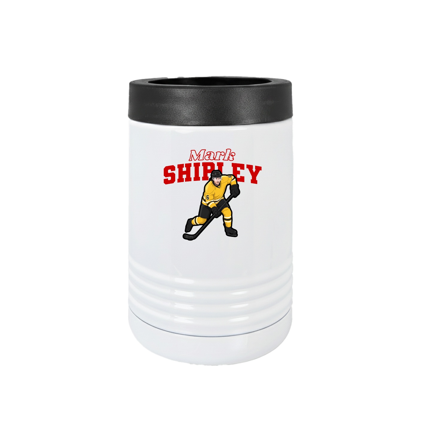 Beverage Holder — Name Arch in White