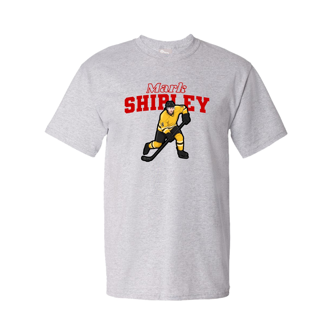 Youth Tee — Name Arch in Grey