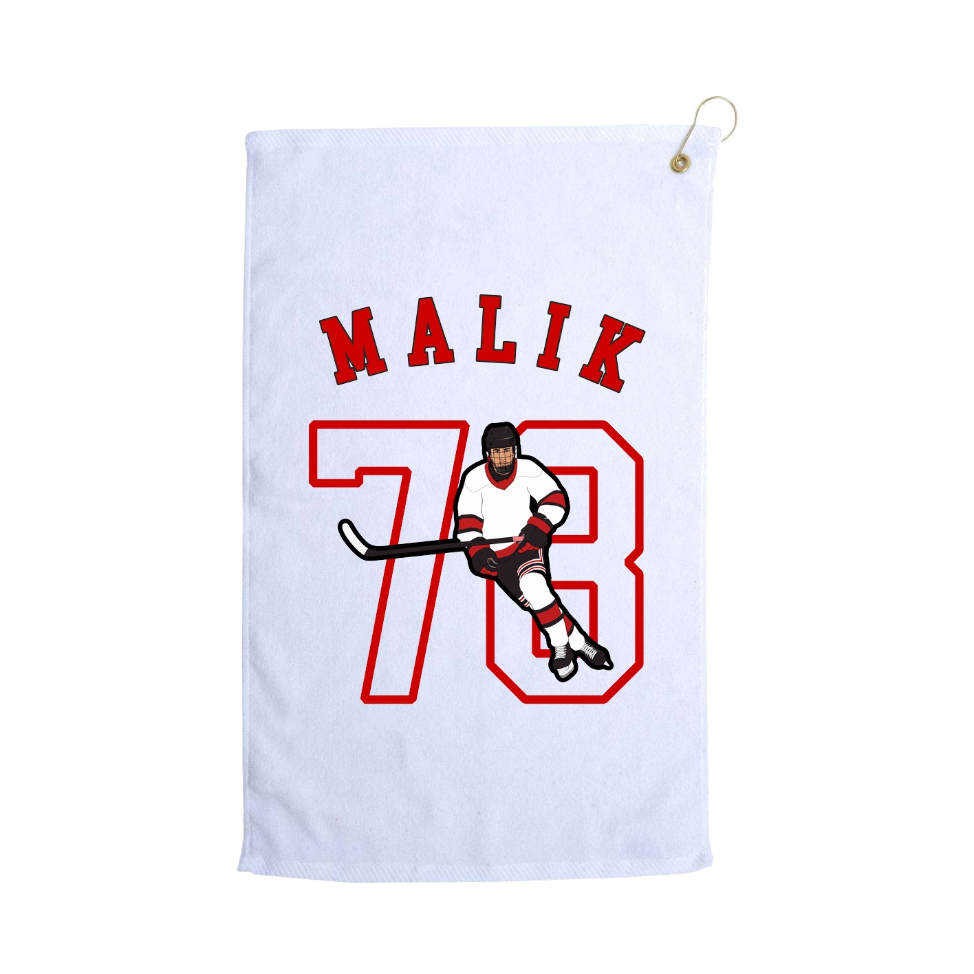 Golf Towel — Shirsey Arch in White