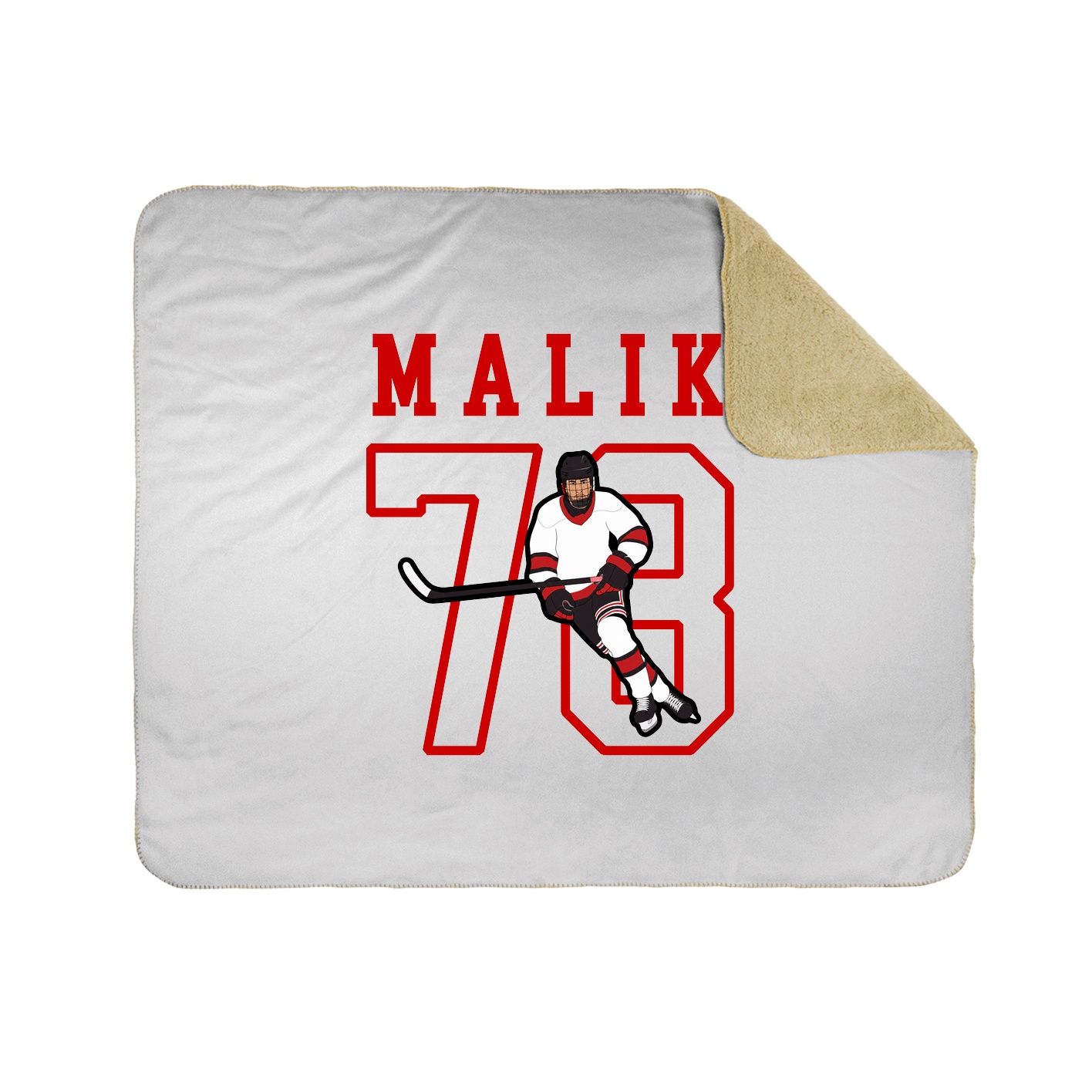 Throw Blanket — Shirsey in White