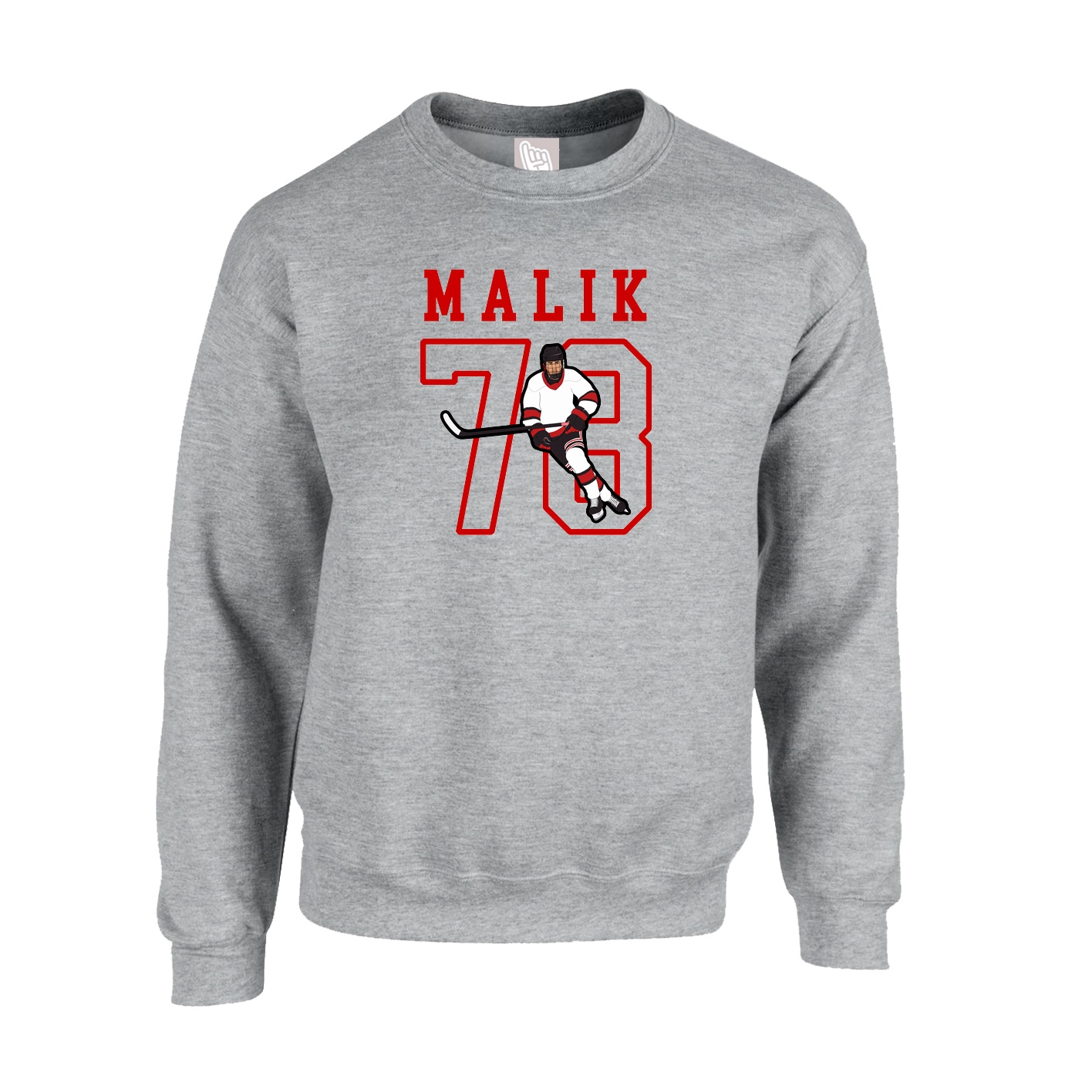 Fleece Crew — Shirsey in Grey